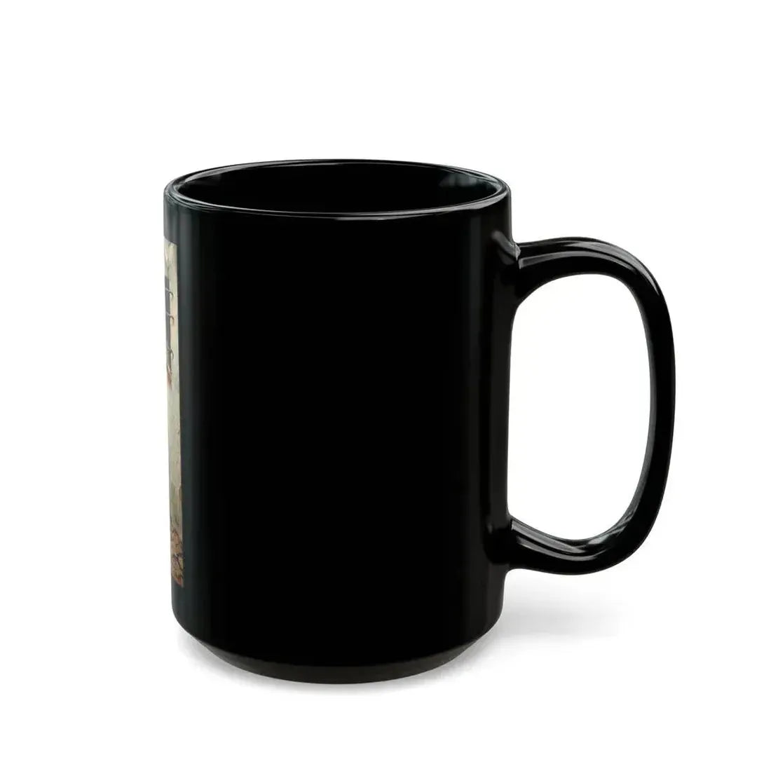 At the Window, Saturday Evening Post illustration, 1920 - Black Coffee Mug - Go Mug Yourself
