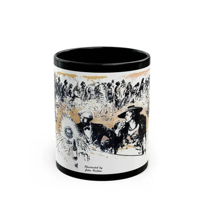 At Two Eight, Blue Book Magazine, February 1946 - Black Coffee Mug 11oz - Go Mug Yourself