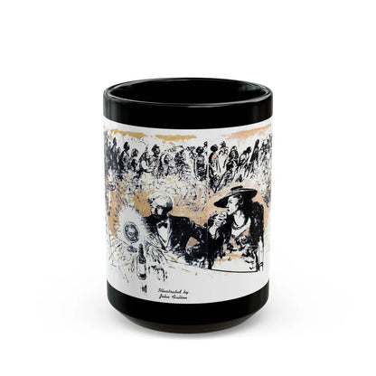 At Two Eight, Blue Book Magazine, February 1946 - Black Coffee Mug-15oz-Go Mug Yourself