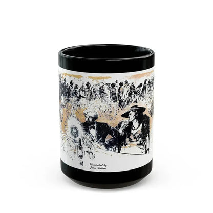 At Two Eight, Blue Book Magazine, February 1946 - Black Coffee Mug 15oz - Go Mug Yourself