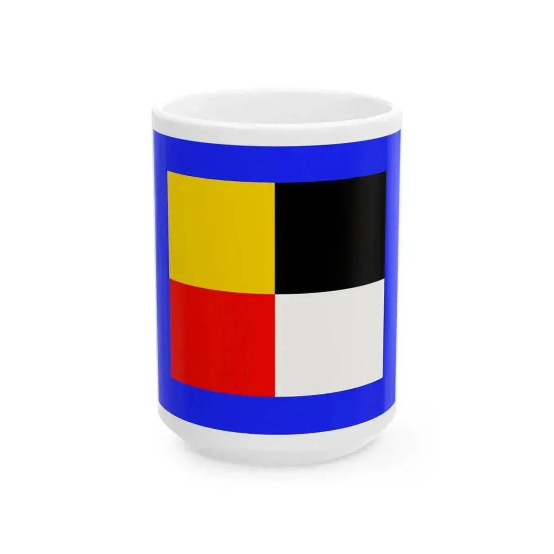 Atarashiki-mura flag (Japan) White Coffee Mug 15oz - Go Mug Yourself