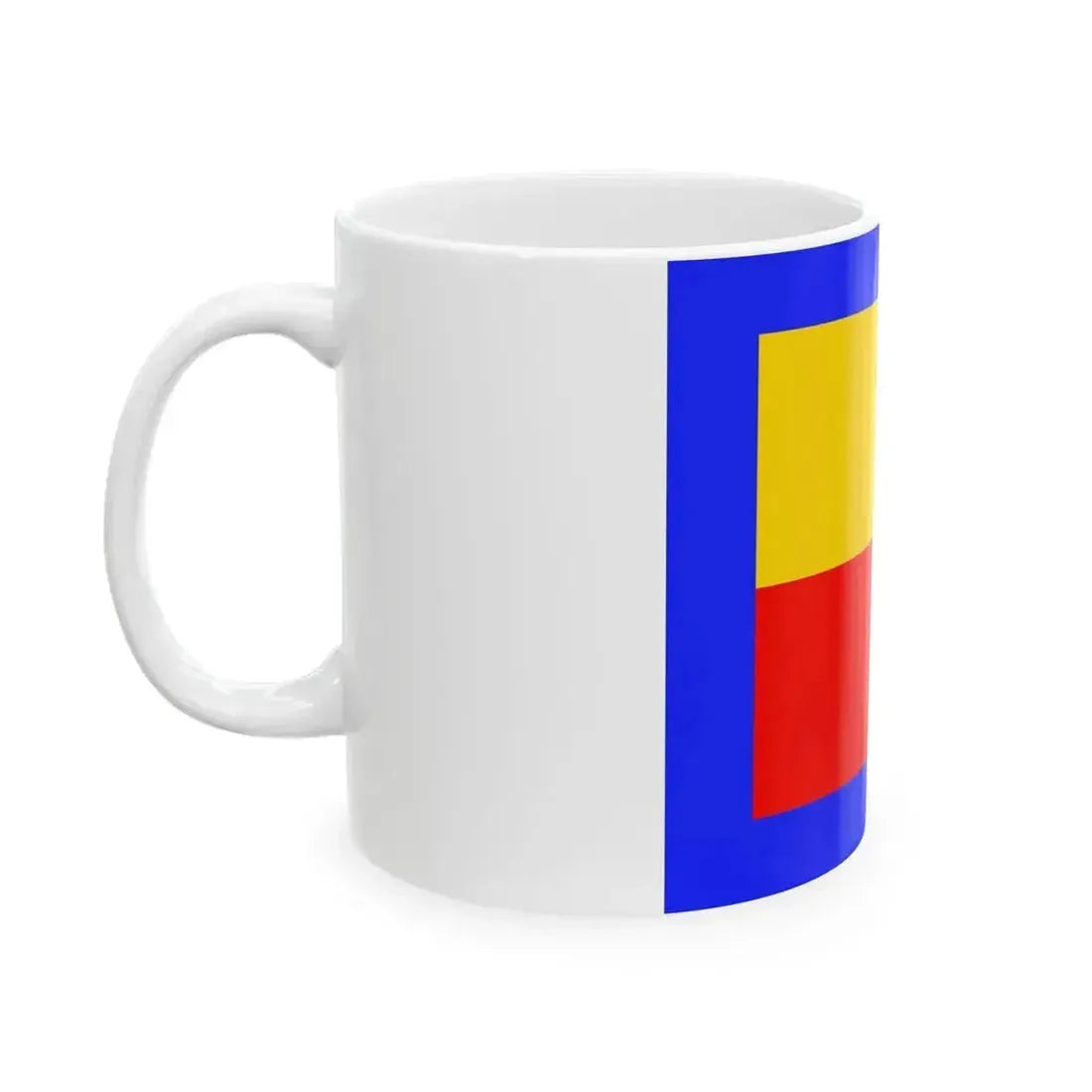 Atarashiki-mura flag (Japan) White Coffee Mug - Go Mug Yourself