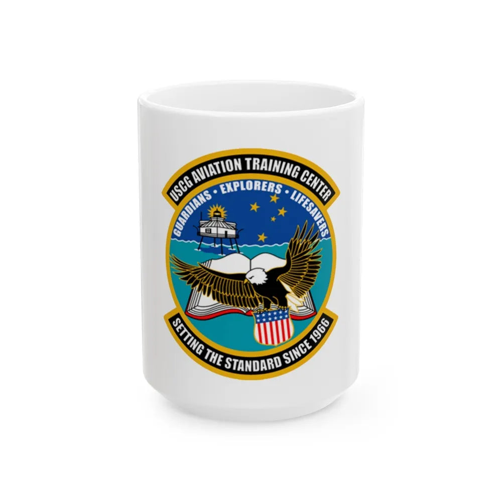 ATC Mobile AL Aviation Training Center (U.S. Coast Guard) White Coffee Mug-15oz-Go Mug Yourself