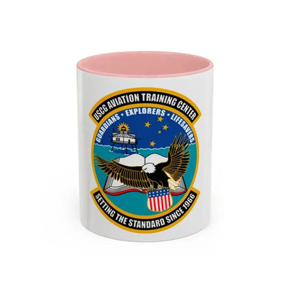 ATC Mobile AL   Aviation Training Center (U.S. Coast Guard) Accent Coffee Mug 11oz Pink - Go Mug Yourself