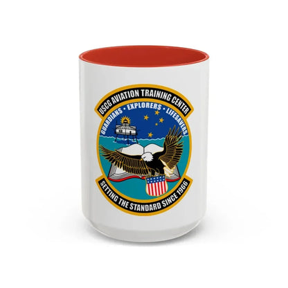 ATC Mobile AL   Aviation Training Center (U.S. Coast Guard) Accent Coffee Mug 15oz Red - Go Mug Yourself