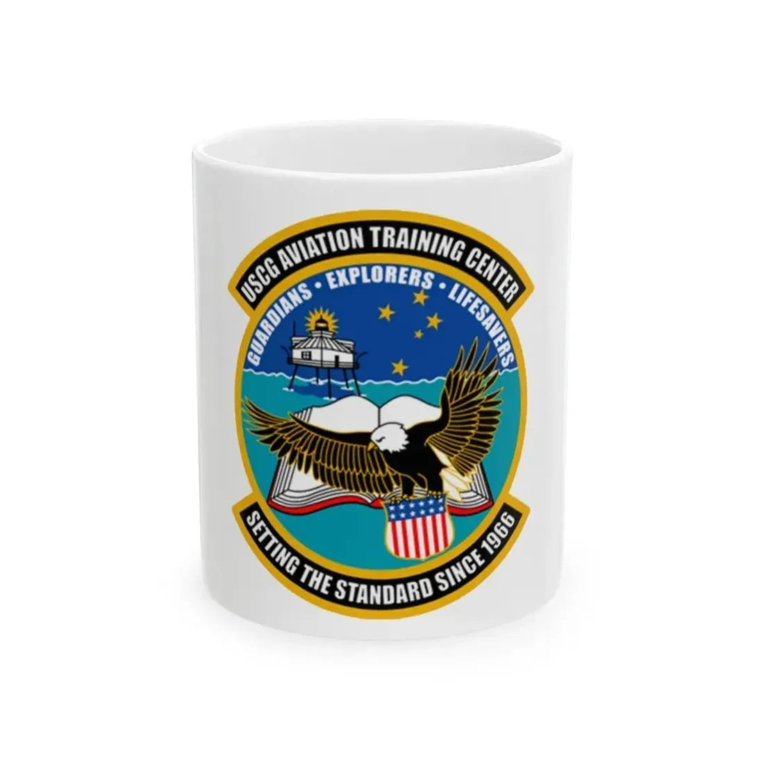 ATC Mobile AL   Aviation Training Center (U.S. Coast Guard) White Coffee Mug 11oz - Go Mug Yourself