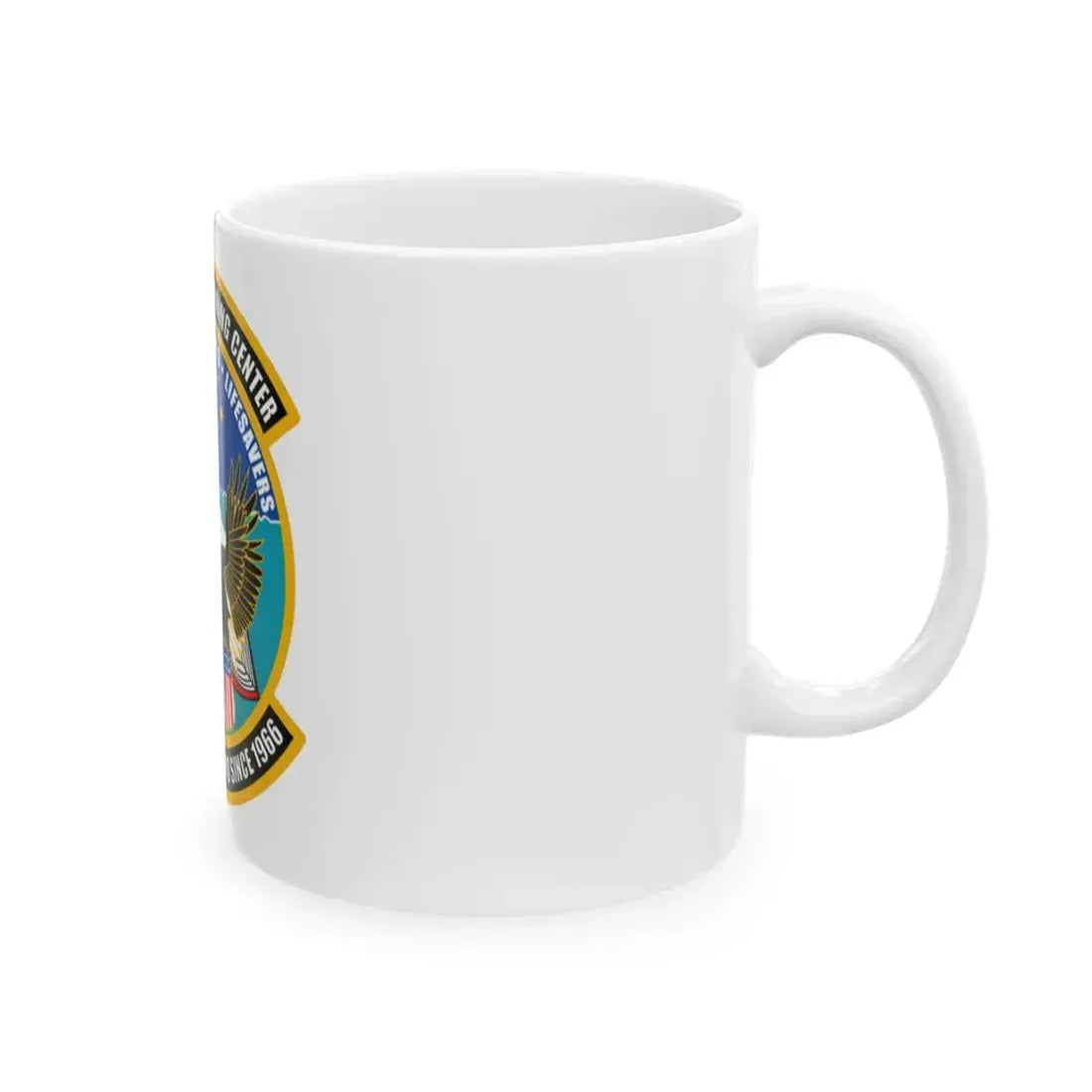 ATC Mobile AL   Aviation Training Center (U.S. Coast Guard) White Coffee Mug - Go Mug Yourself