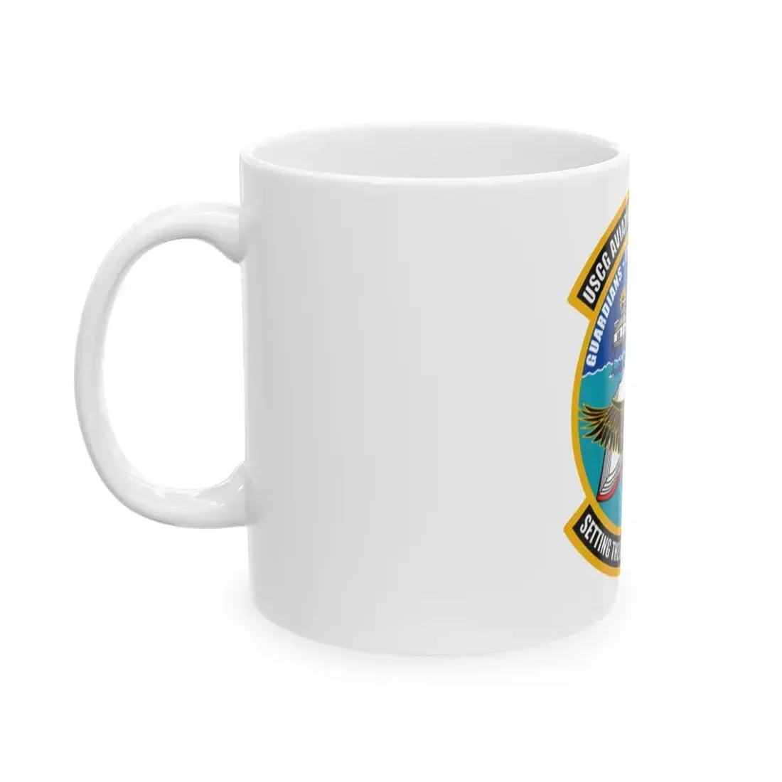 ATC Mobile AL   Aviation Training Center (U.S. Coast Guard) White Coffee Mug - Go Mug Yourself