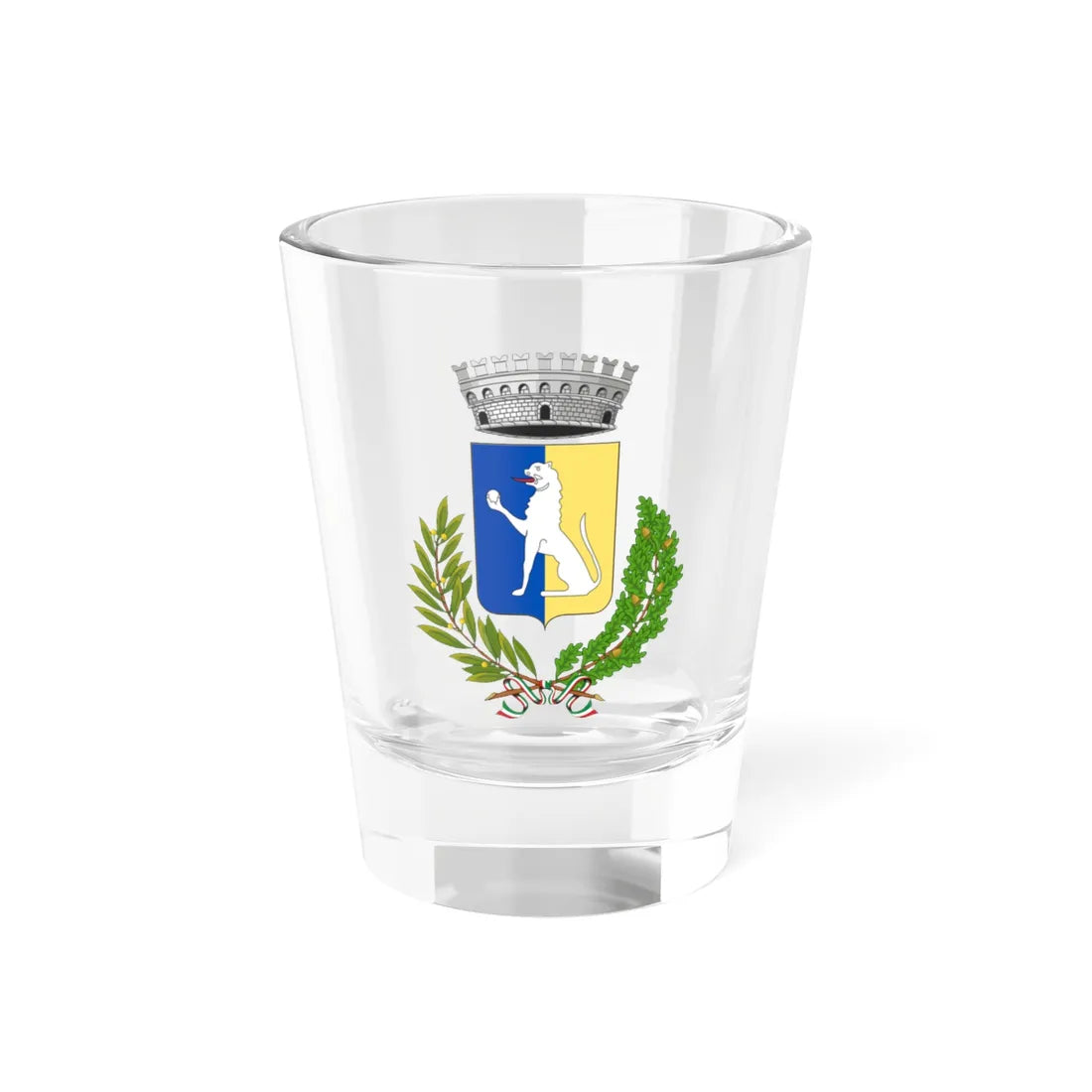 Atella-Stemma (Italy) (Coat of Arms) Shot Glass 1.5oz 1.5oz - Go Mug Yourself