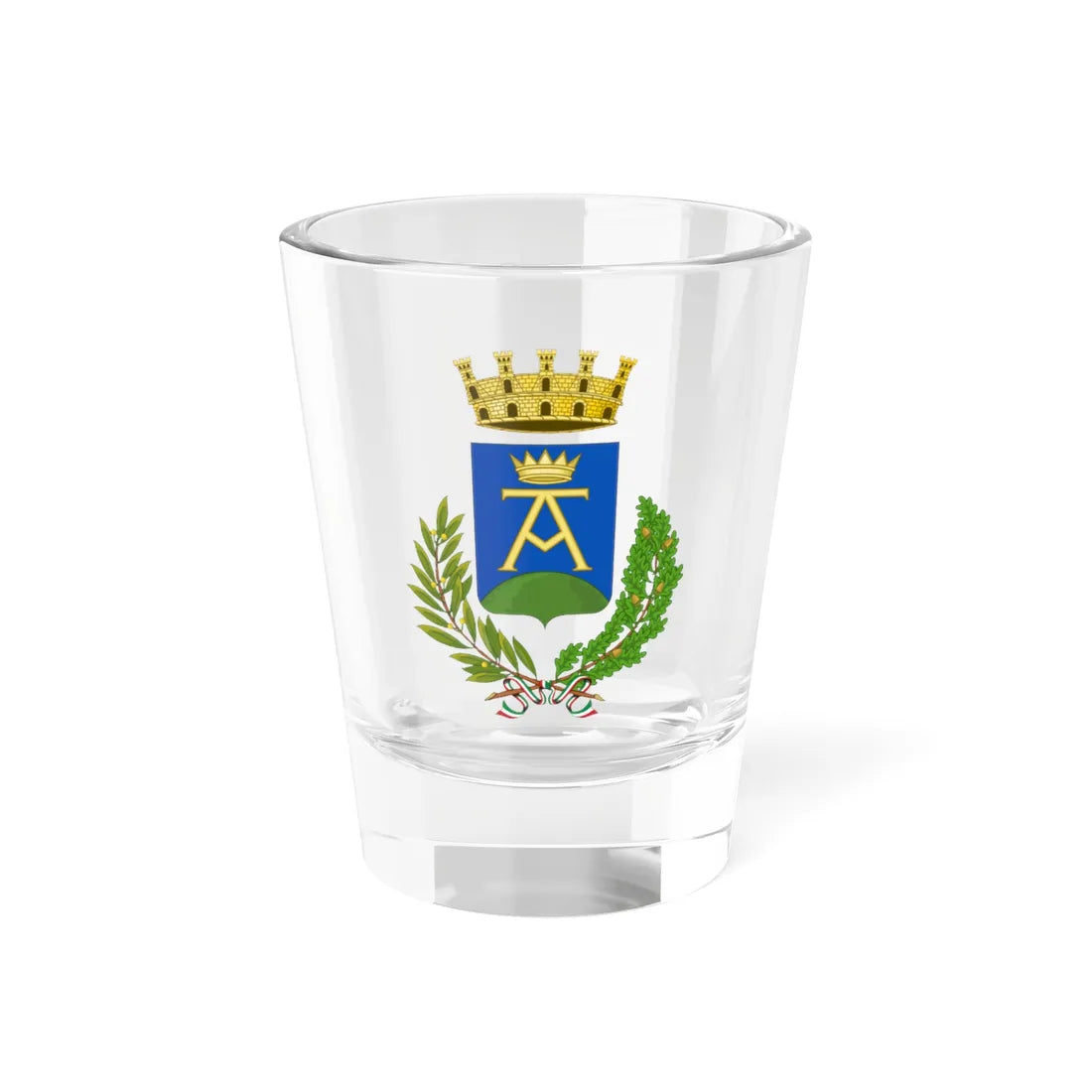 Atessa-Stemma (Italy) (Coat of Arms) Shot Glass 1.5oz 1.5oz - Go Mug Yourself