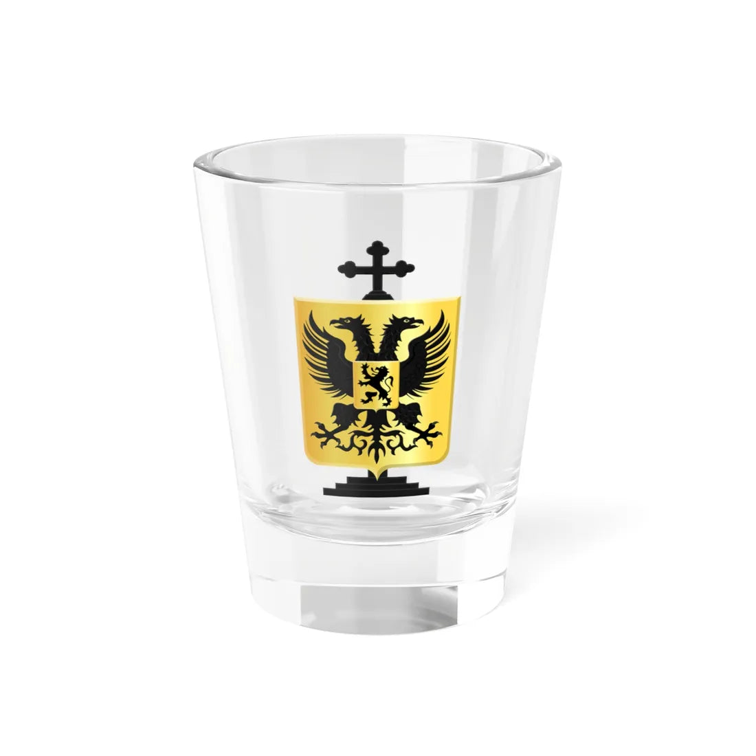 Ath wapen (Belgium) (Coat of Arms) Shot Glass 1.5oz 1.5oz - Go Mug Yourself