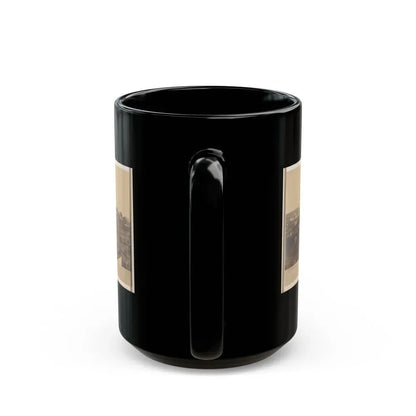 Atlanta, Before Being Burnt  By Order Of Gen'l. Sherman, From The Cupola Of The Female Seminary (U.S. Civil War) Black Coffee Mug - Go Mug Yourself