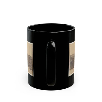 Atlanta, Before Being Burnt  By Order Of Gen'l. Sherman, From The Cupola Of The Female Seminary (U.S. Civil War) Black Coffee Mug - Go Mug Yourself