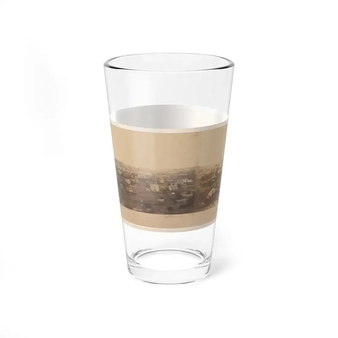 Atlanta, Before Being Burnt  By Order Of Gen'l. Sherman, From The Cupola Of The Female Seminary (U.S. Civil War) Pint Glass 16oz - Go Mug Yourself