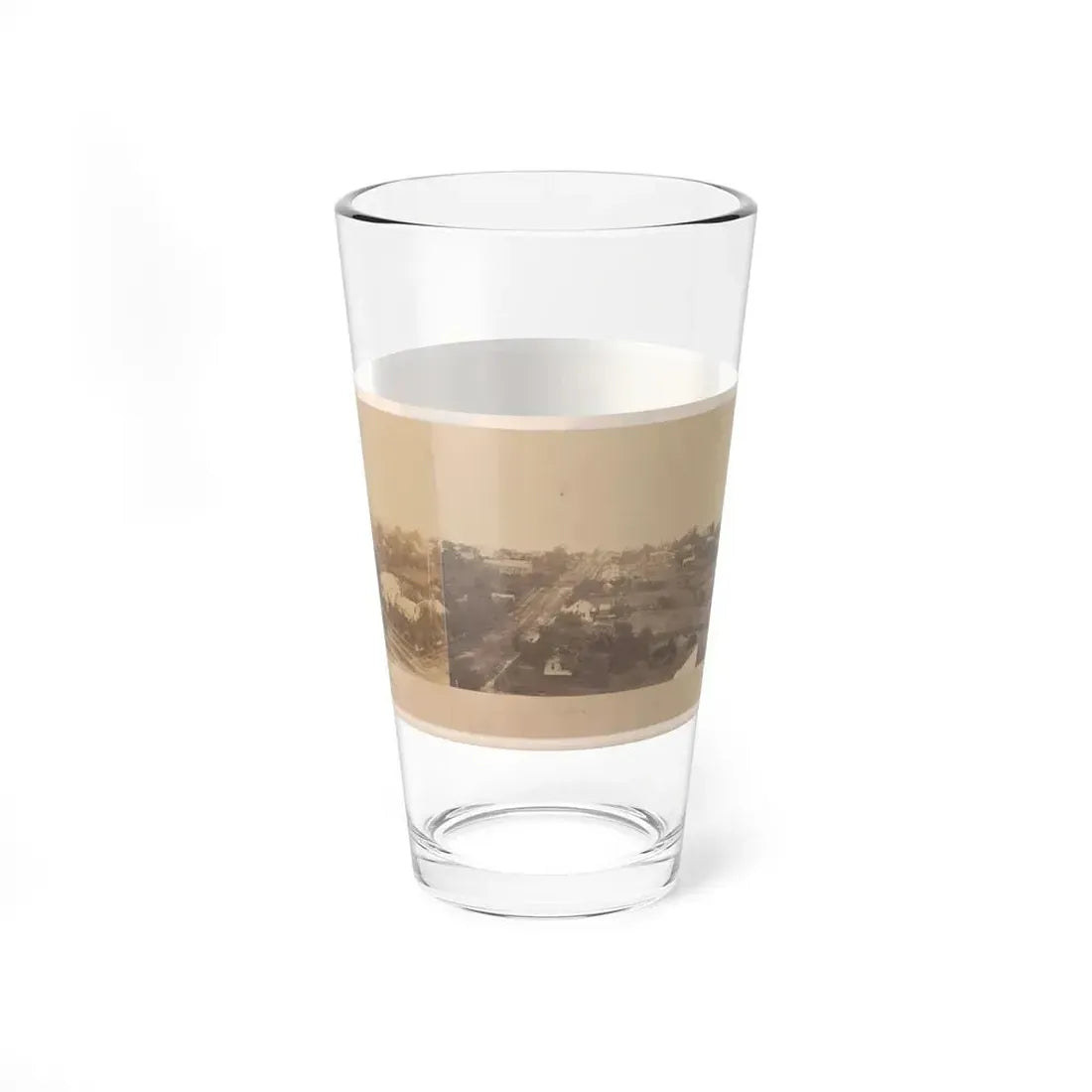 Atlanta, Before Being Burnt  By Order Of Gen'l. Sherman, From The Cupola Of The Female Seminary (U.S. Civil War) Pint Glass 16oz - Go Mug Yourself