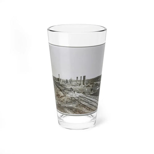 Atlanta, Ga, 1864. Destruction Of Hood's Ordnance Train, Georgia Central Railroad (U.S. Civil War) Pint Glass 16oz-16oz-Go Mug Yourself