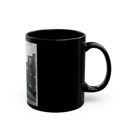 Atlanta, Ga. Atlanta Intelligencer Office By The Railroad Depot (U.S. Civil War) Black Coffee Mug - Go Mug Yourself