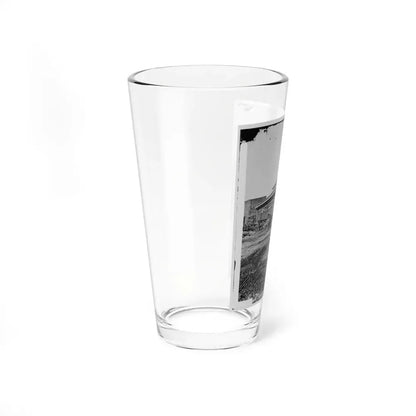 Atlanta, Ga. Boxcars With Refugees At Railroad Depot (U.S. Civil War) Pint Glass 16oz - Go Mug Yourself