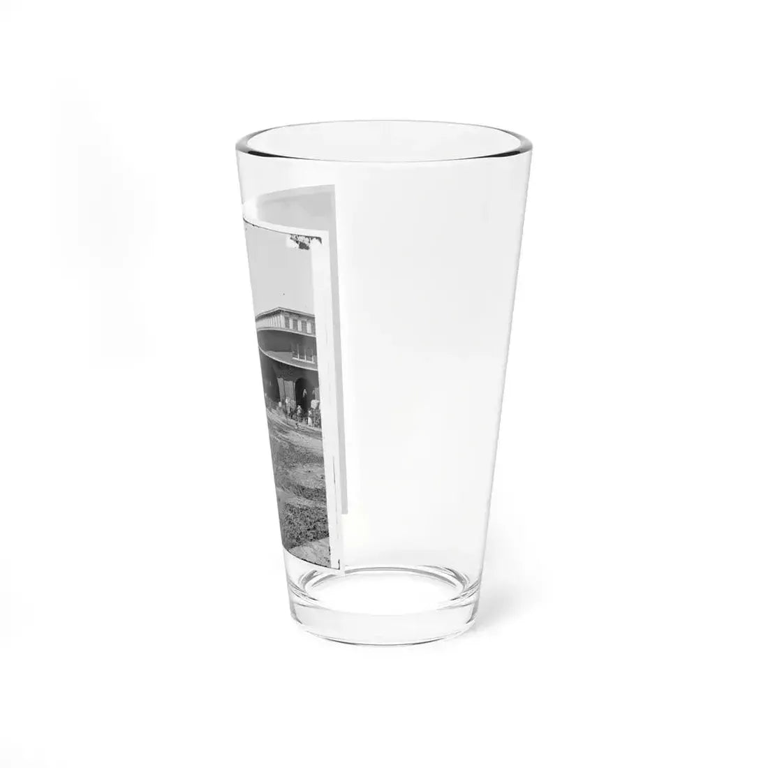 Atlanta, Ga. Boxcars With Refugees At Railroad Depot (U.S. Civil War) Pint Glass 16oz - Go Mug Yourself