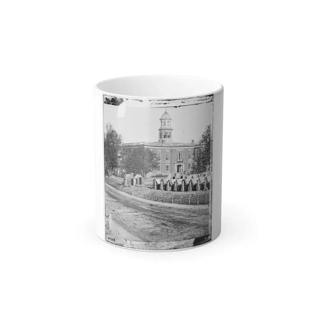 Atlanta, Ga. City Hall; Camp of 2D Massachusetts Infantry on the Grounds (U.S. Civil War) Color Changing Coffee Mug 11oz Default Title 11oz - Go Mug Yourself
