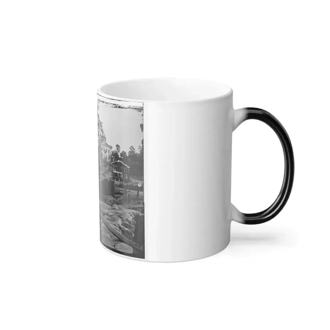 Atlanta, Ga. Confederate Palisades and Chevaux-De-Frise Near Potter House (U.S. Civil War) Color Changing Coffee Mug 11oz - Go Mug Yourself
