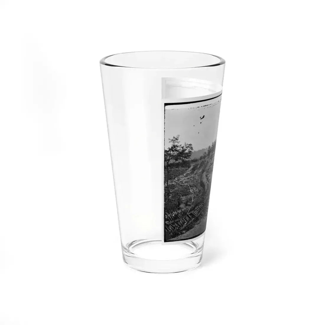 Atlanta, Ga. Confederate Palisades And Chevaux-De-Frise Near Potter House (U.S. Civil War) Pint Glass 16oz - Go Mug Yourself