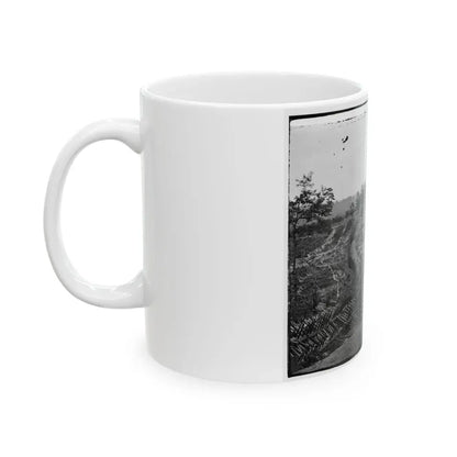 Atlanta, Ga. Confederate Palisades And Chevaux-De-Frise Near Potter House (U.S. Civil War) White Coffee Mug - Go Mug Yourself