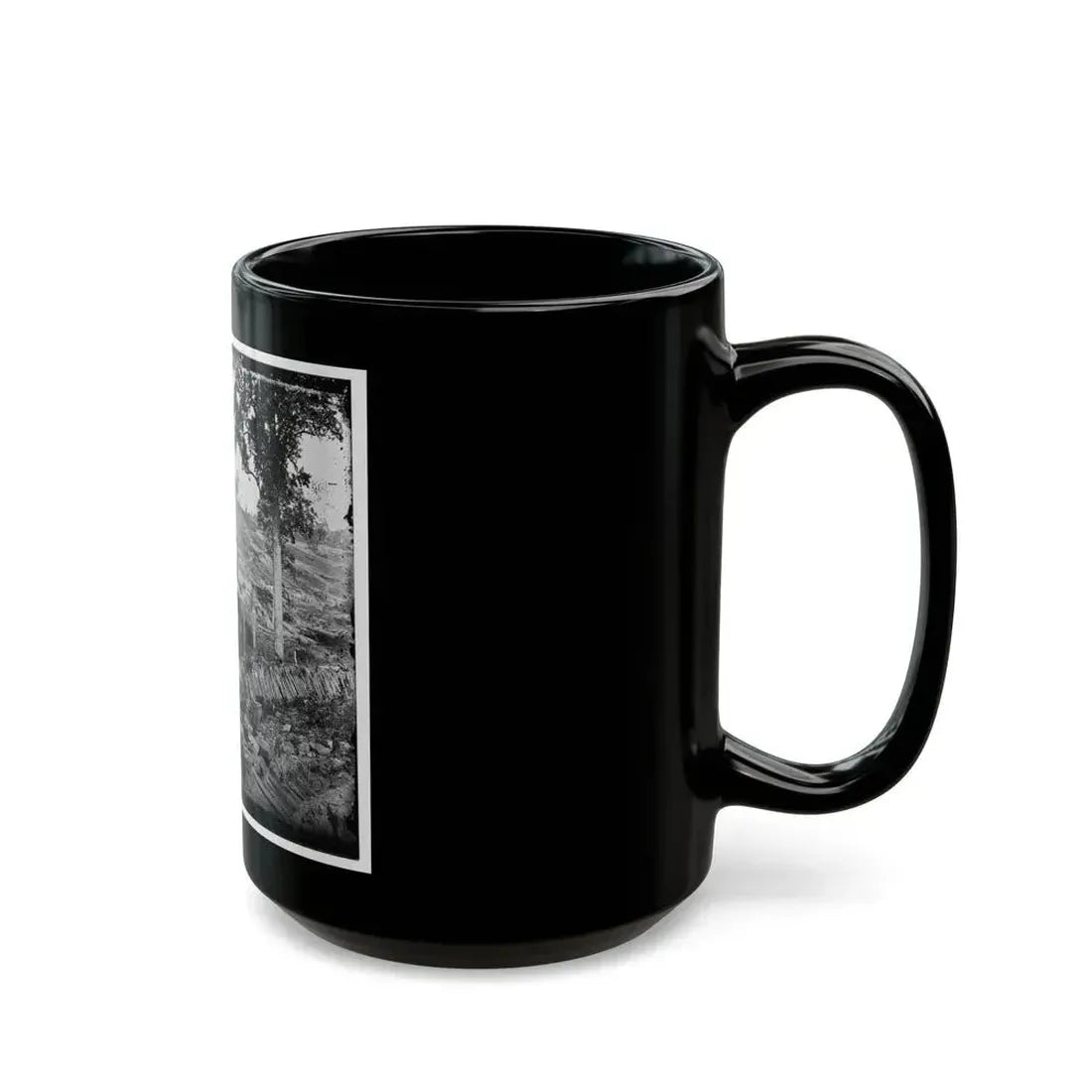 Atlanta, Ga. Confederate Palisades, On North Side Of City (U.S. Civil War) Black Coffee Mug - Go Mug Yourself