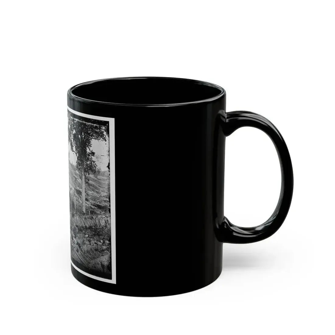 Atlanta, Ga. Confederate Palisades, On North Side Of City (U.S. Civil War) Black Coffee Mug - Go Mug Yourself