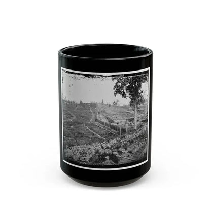 Atlanta, Ga. Confederate Palisades, On North Side Of City (U.S. Civil War) Black Coffee Mug - Go Mug Yourself