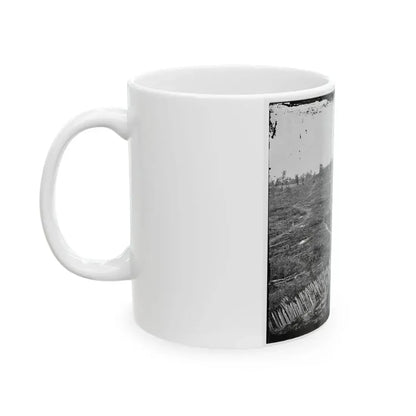Atlanta, Ga. Confederate Palisades, On North Side Of City (U.S. Civil War) White Coffee Mug - Go Mug Yourself