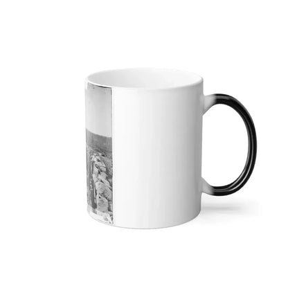 Atlanta, Ga. Federal Soldiers by Gun in Captured Fort (U.S. Civil War) Color Changing Coffee Mug 11oz - Go Mug Yourself