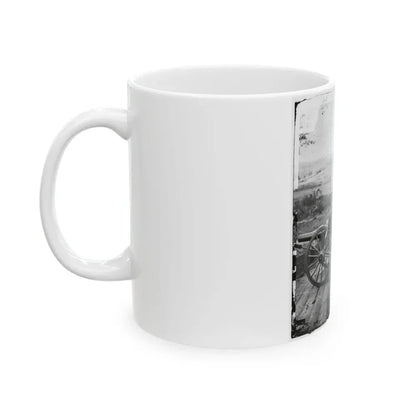 Atlanta, Ga. Gen. William T. Sherman On Horseback At Federal Fort No. 7(2) (U.S. Civil War) White Coffee Mug - Go Mug Yourself