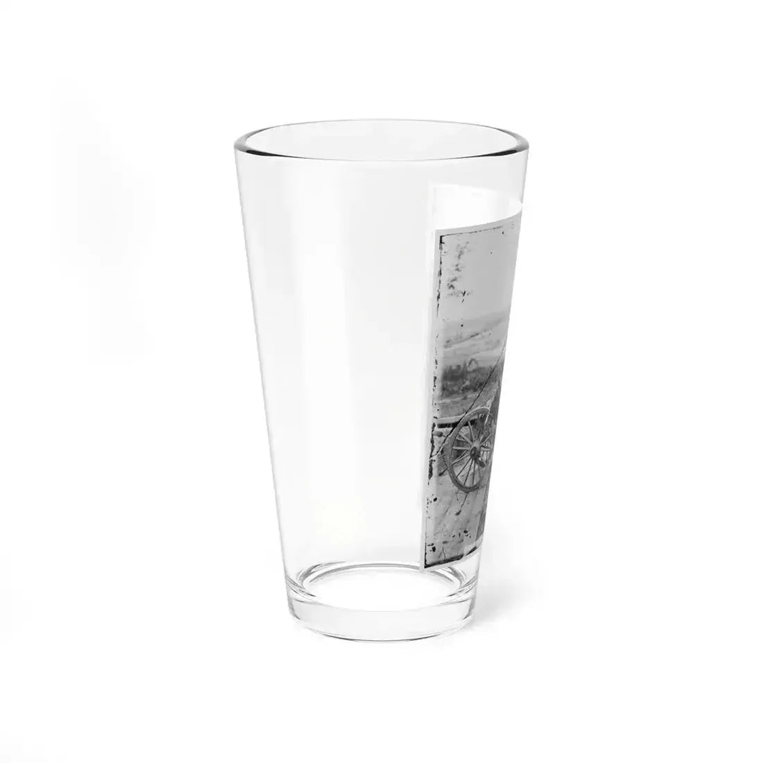 Atlanta, Ga. Gen. William T. Sherman On Horseback At Federal Fort No. 7 (U.S. Civil War) Pint Glass 16oz - Go Mug Yourself