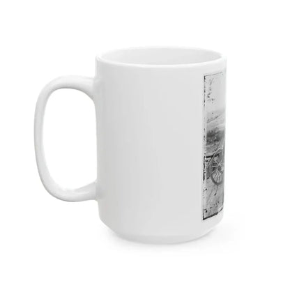 Atlanta, Ga. Gen. William T. Sherman On Horseback At Federal Fort No. 7 (U.S. Civil War) White Coffee Mug - Go Mug Yourself