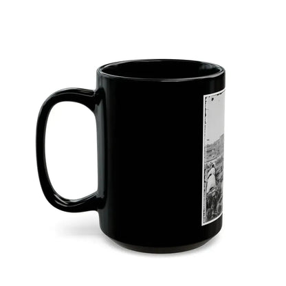 Atlanta, Ga. Railroad Depot; A Nearer View (U.S. Civil War) Black Coffee Mug - Go Mug Yourself