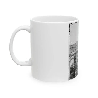 Atlanta, Ga. Railroad Depot; A Nearer View (U.S. Civil War) White Coffee Mug - Go Mug Yourself