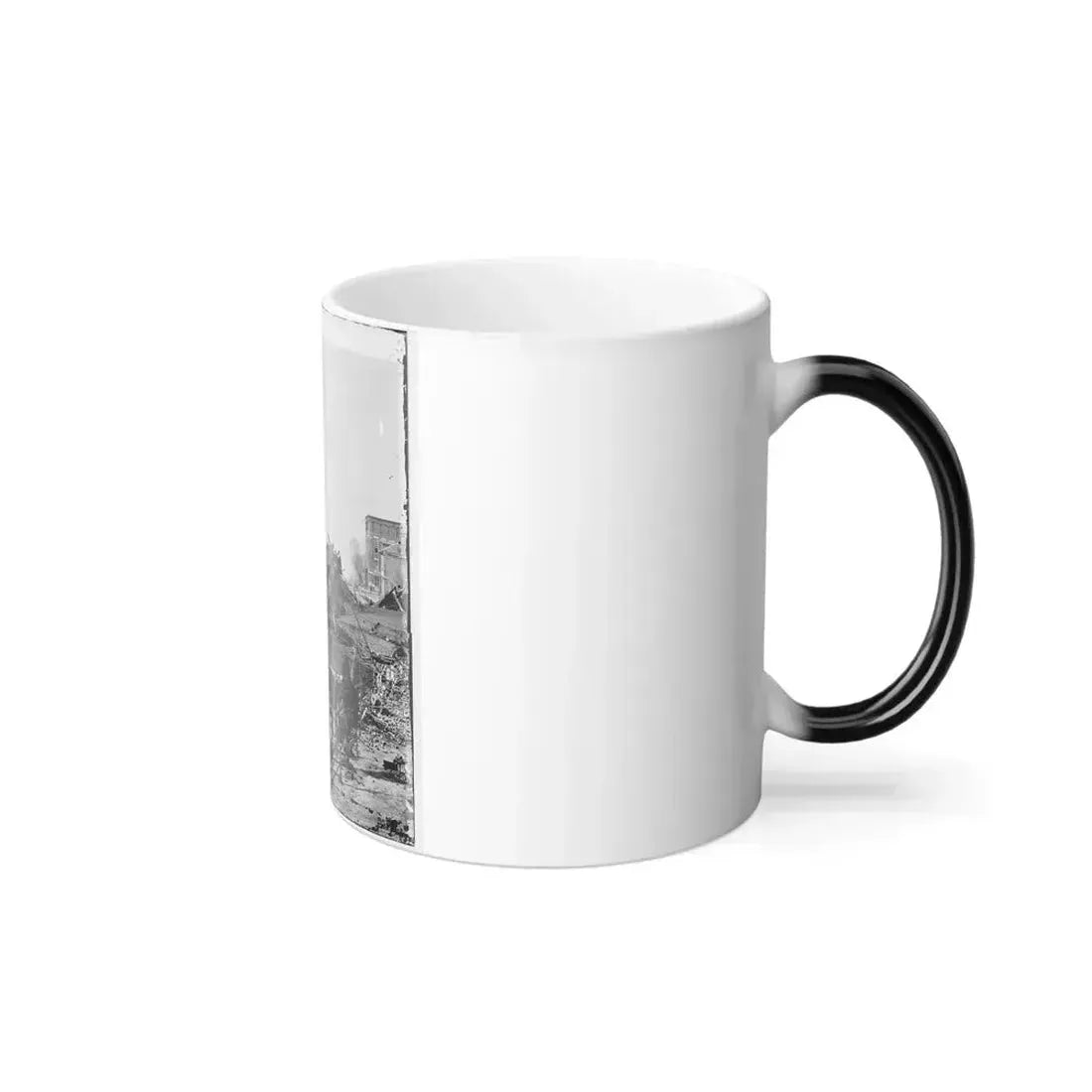 Atlanta, Ga. Ruins of Depot, Blown Up on Sherman's Departure (U.S. Civil War) Color Changing Coffee Mug 11oz - Go Mug Yourself