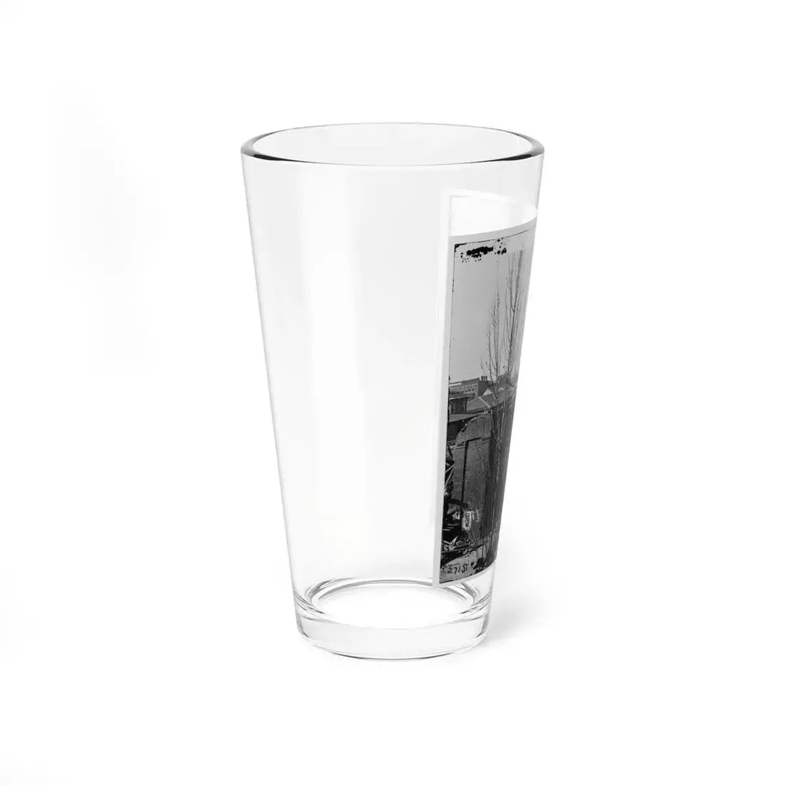 Atlanta, Ga. Ruins Of Depot, Blown Up On Sherman's Departure (U.S. Civil War) Pint Glass 16oz - Go Mug Yourself