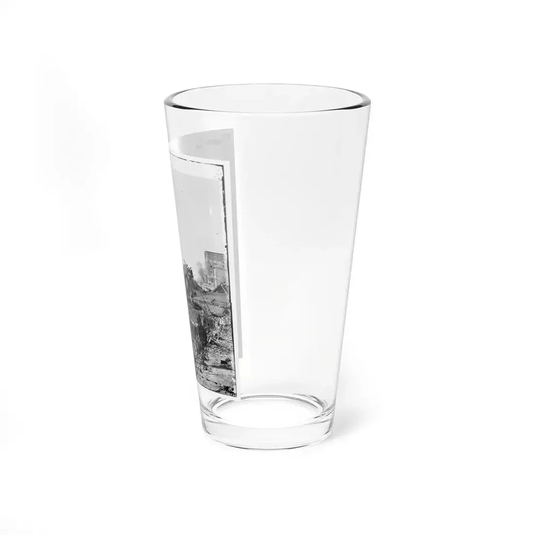 Atlanta, Ga. Ruins Of Depot, Blown Up On Sherman's Departure (U.S. Civil War) Pint Glass 16oz - Go Mug Yourself