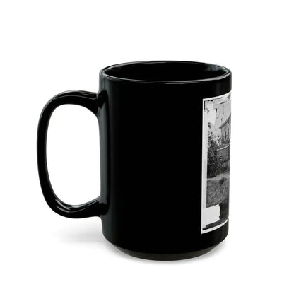 Atlanta, Ga. The Shell-Damaged Ponder House (U.S. Civil War) Black Coffee Mug - Go Mug Yourself