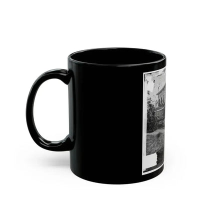 Atlanta, Ga. The Shell-Damaged Ponder House (U.S. Civil War) Black Coffee Mug - Go Mug Yourself