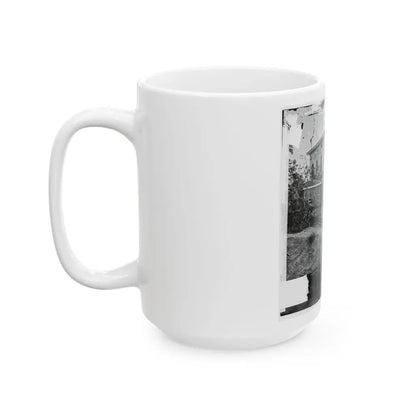 Atlanta, Ga. The Shell-Damaged Ponder House (U.S. Civil War) White Coffee Mug - Go Mug Yourself