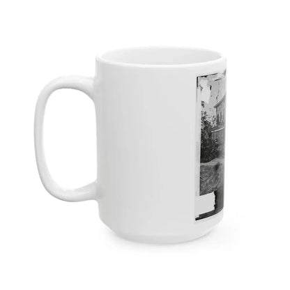Atlanta, Ga. The Shell-Damaged Ponder House (U.S. Civil War) White Coffee Mug - Go Mug Yourself