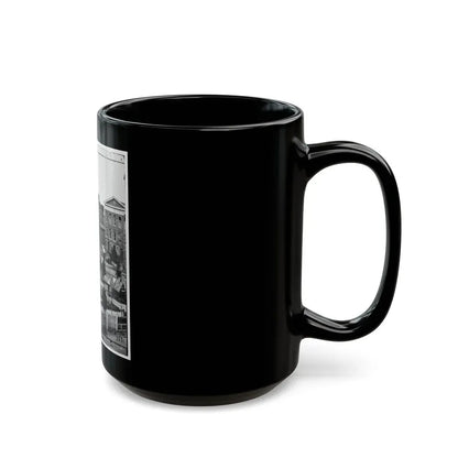 Atlanta, Ga. Trout House, Masonic Hall, And Federal Encampment On Decatur Street (U.S. Civil War) Black Coffee Mug - Go Mug Yourself