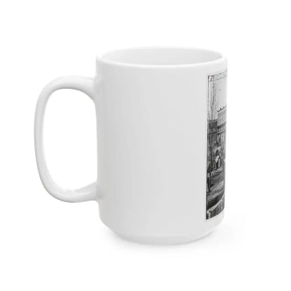 Atlanta, Ga. Trout House, Masonic Hall, And Federal Encampment On Decatur Street (U.S. Civil War) White Coffee Mug - Go Mug Yourself
