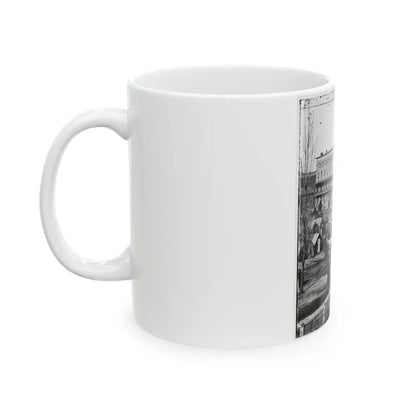 Atlanta, Ga. Trout House, Masonic Hall, And Federal Encampment On Decatur Street (U.S. Civil War) White Coffee Mug - Go Mug Yourself