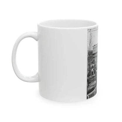 Atlanta, Ga. Trout House, Masonic Hall, And Federal Encampment On Decatur Street (U.S. Civil War) White Coffee Mug - Go Mug Yourself