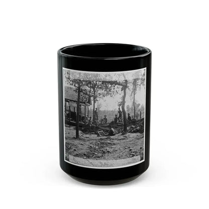 Atlanta, Ga., Vicinity. Federal Pickets Before The City (U.S. Civil War) Black Coffee Mug 15oz - Go Mug Yourself