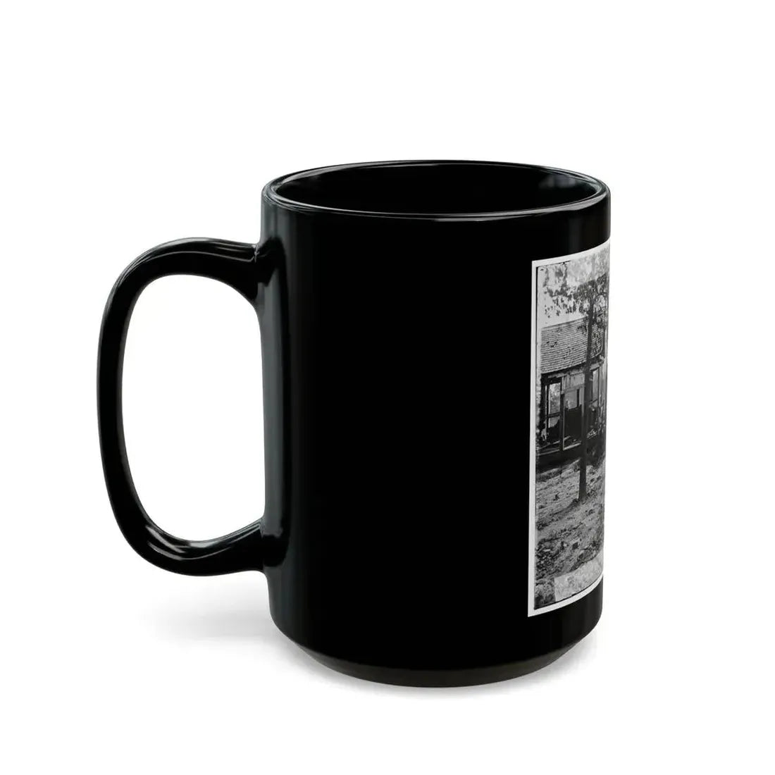 Atlanta, Ga., Vicinity. Federal Pickets Before The City (U.S. Civil War) Black Coffee Mug - Go Mug Yourself